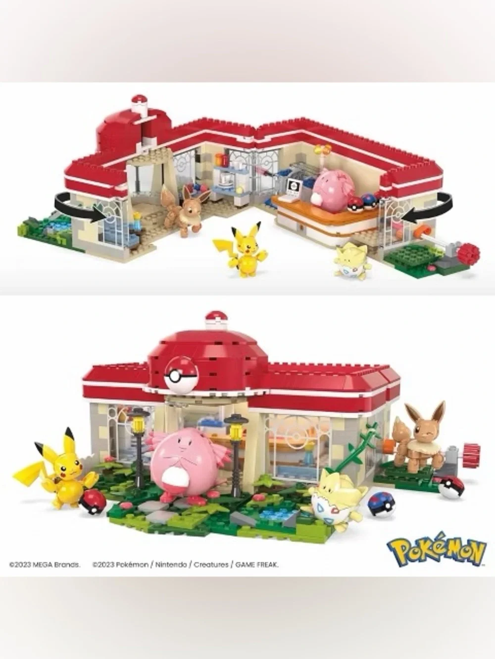 Pokémon Forest Pokémon Center Building Set